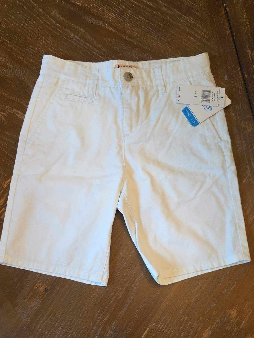Original Penguin White Boys Chino Shorts